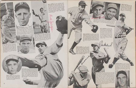 Lot #823 Baseball: Scores of Hall of Fame old-timers, including Foxx, Dean, DiMaggio, and the Waner brothers - Image 5