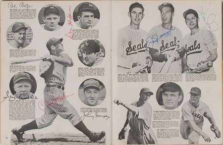 Lot #823 Baseball: Scores of Hall of Fame old-timers, including Foxx, Dean, DiMaggio, and the Waner brothers - Image 6