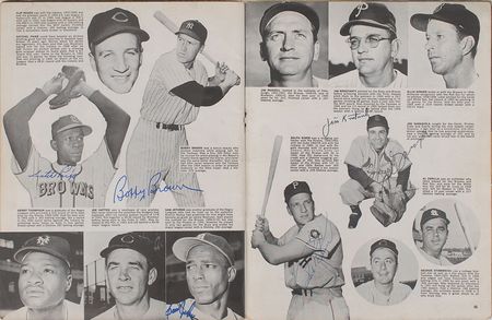 Lot #823 Baseball: Scores of Hall of Fame old-timers, including Foxx, Dean, DiMaggio, and the Waner brothers - Image 7