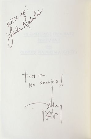 Lot #632 Hunter S. Thompson and Johnny Depp Book - Image 2