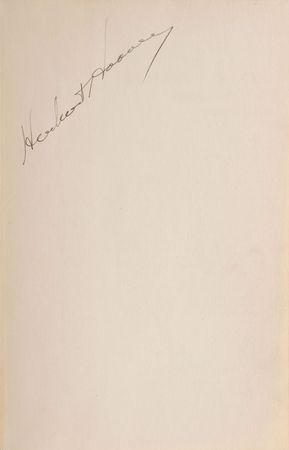 Lot #144 Herbert Hoover Book - Image 1