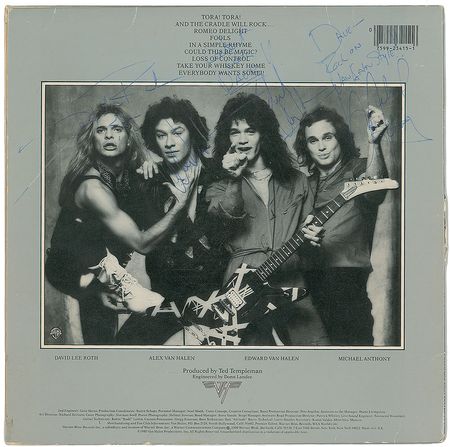 Lot #744 Van Halen Album - Image 1