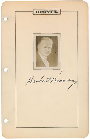 Lot #137 Taft, Coolidge, and Hoover Signatures - Image 3