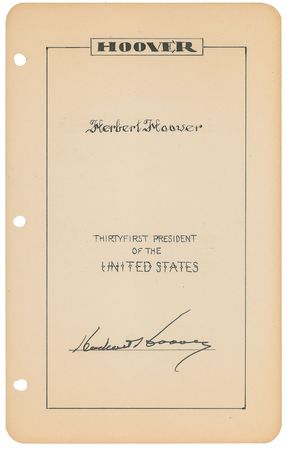 Lot #137 Taft, Coolidge, and Hoover Signatures - Image 4