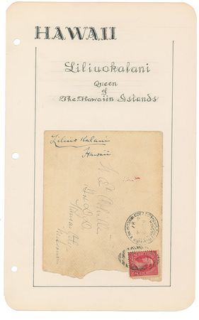 Lot #244 Queen Liliuokalani Signature - Image 1