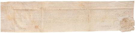 Lot #269 John Dickinson Signed Document - Image 1