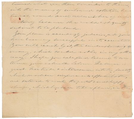 Lot #264 John C. Calhoun Handwritten Letter Signed - Image 2