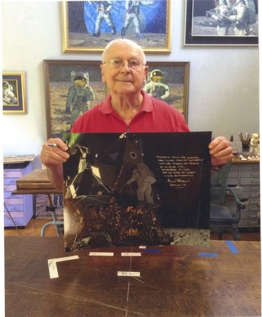 Lot #464 Alan Bean Spurs - Image 2