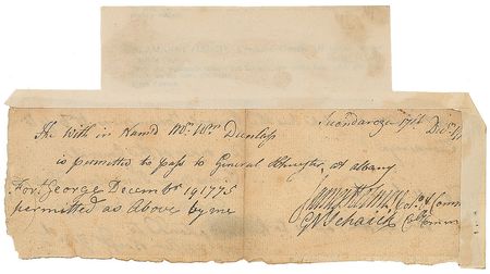 Lot #337 David Wooster Endorsement - Image 2