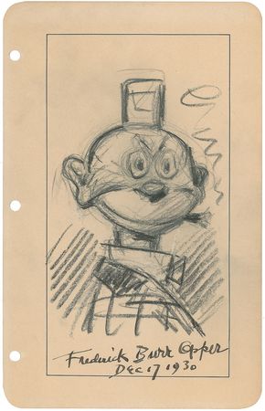 Lot #542 Frederick Opper Sketch - Image 2