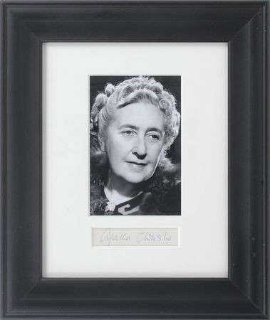 Lot #608 Agatha Christie Signature - Image 1