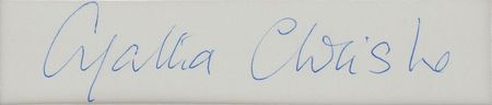 Lot #608 Agatha Christie Signature - Image 2