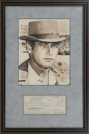 Lot #804 Paul Newman Check - Image 1
