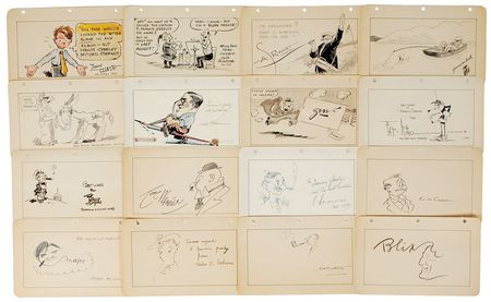Lot #516 Comic Art: Hundreds of original sketches from the golden age of American comic art - Image 1