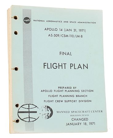 Lot #6492 Apollo 14 Flight Plan - Image 2