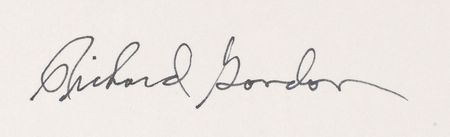 Lot #9353 Richard Gordon Twice-Signed Photograph - Image 2