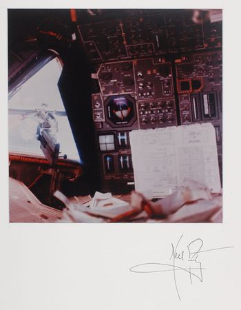 Lot #6378 Neil Armstrong Signed Photograph - Image 2