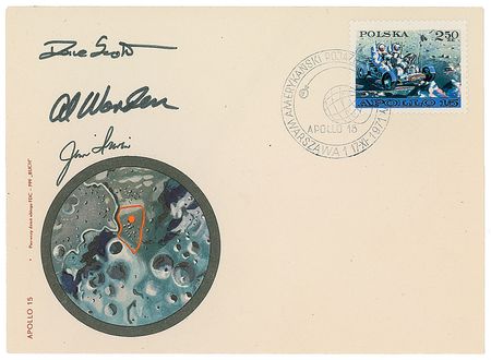 Lot #6523 Apollo 15 Signed Cover - Image 2