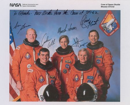 Lot #6676 Space Shuttle Crew Signed Photographs - Image 2