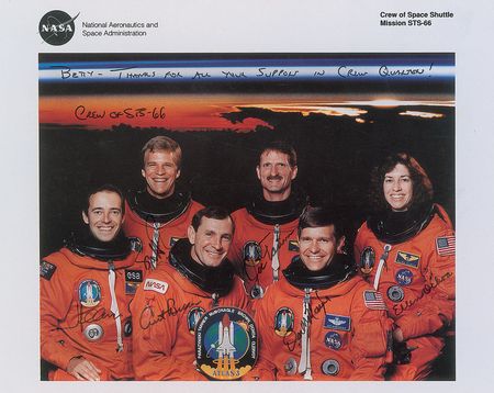 Lot #6676 Space Shuttle Crew Signed Photographs - Image 3