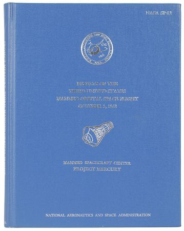 Lot #6068 Wally Schirra Signed Mercury Summary Book - Image 1