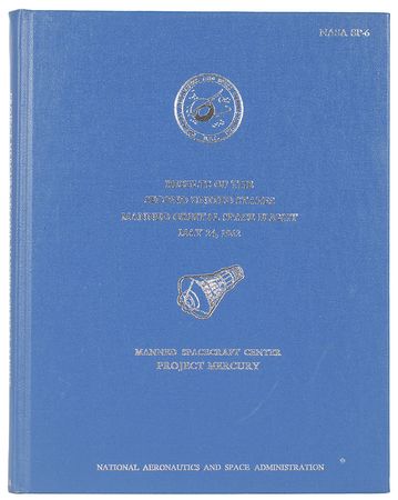 Lot #6067 Scott Carpenter Signed Mercury Summary Book - Image 1