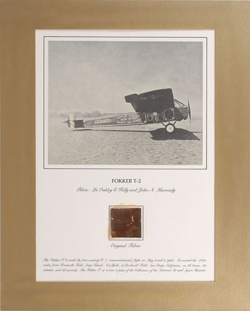 Lot #6005 Aviation: Set of Nine Flown Fabric Presentations - Image 9