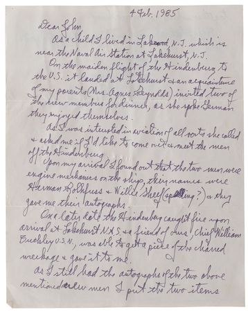 Lot #6006 Hindenburg Piece of Metal Frame - Image 4