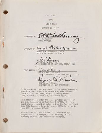 Lot #6585 Gene Cernan Signed Manual - Image 2