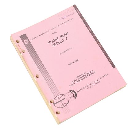Lot #6321 Apollo 7 Flight Plan - Image 2