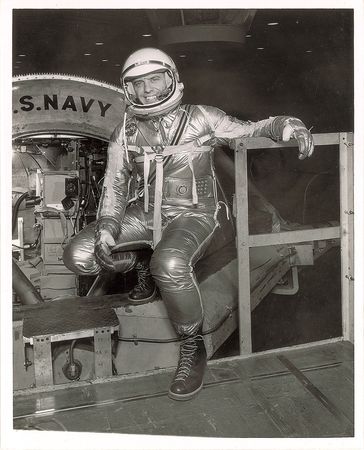 Lot #6063 Alan Shepard Signed Access Card - Image 2
