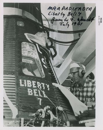 Lot #6088 Guenter Wendt’s Liberty Bell 7 Capsule Umbilical Head - Image 4