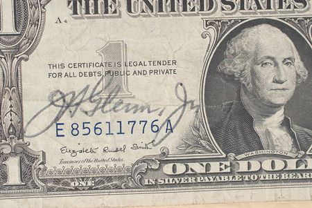 Lot #6087 Guenter Wendt?s Mercury-Atlas 6 Friendship 7 Flown Dollar Bill - Image 2