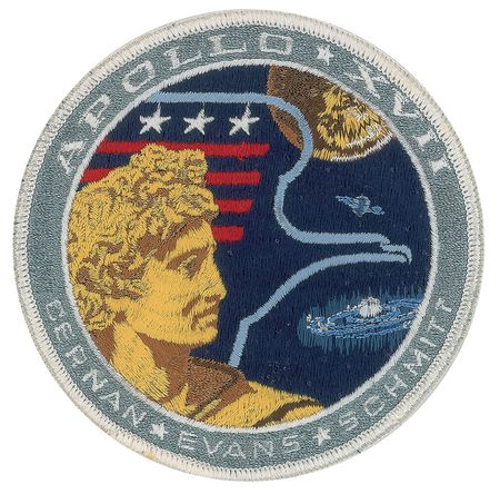 Lot #6114 Guenter Wendt’s Apollo 17 Crew-Presented Patch - Image 2