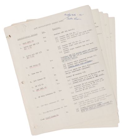 Lot #6164 Gemini 5: Gordon Cooper?s Hand-annotated Instructional Packet - Image 4