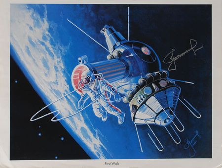 Lot #6032 Alexei Leonov Signed Lithograph