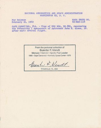 Lot #6128 Guenter Wendt?s Signed Collection of Mercury Photographs - Image 3