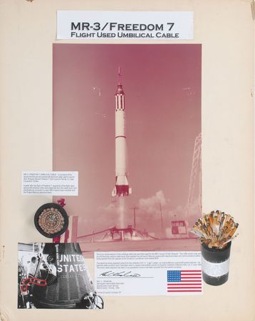 Lot #6053 Mercury-Redstone 3 Flown Umbilical Cable Presentation - Image 1