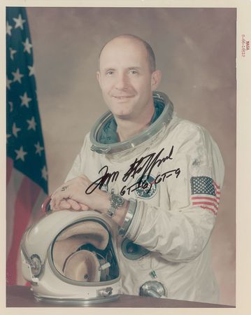 Lot #6358 Tom Stafford Pair of Signed Photographs - Image 2