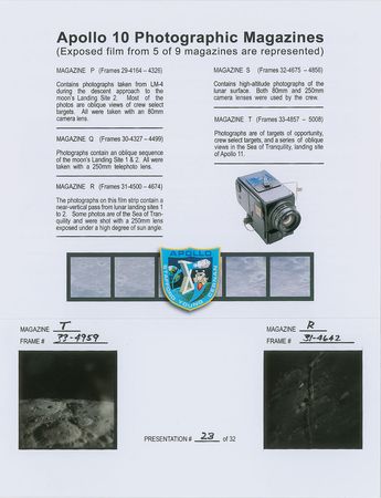 Lot #6354 Apollo 10 Lunar Orbit Still Photographic Film Negatives - Image 2