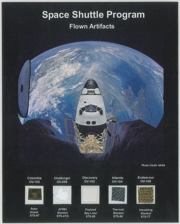 Lot #6657 Space Shuttle Flown Artifacts - Image 1