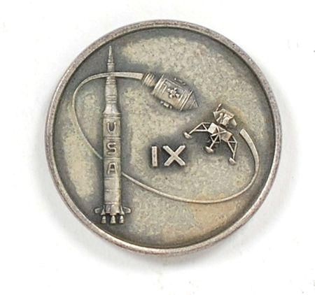 Lot #6339 Dave Scott’s Apollo 9 Flown Robbins Medal - Image 1