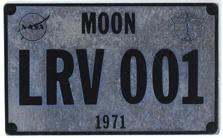 Lot #6507 Dave Scott?s Apollo 15 Lunar Surface-Flown License Plate - Image 1