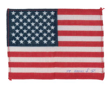 Lot #6505 Dave Scott’s Apollo 15 Lunar Surface-Flown Flag - Image 1