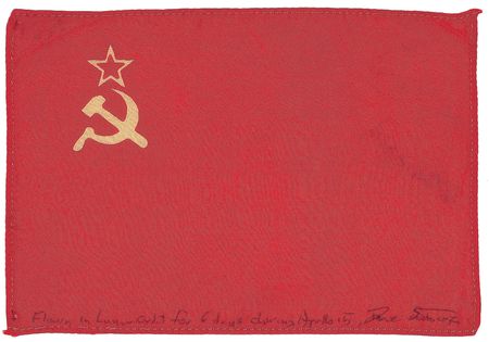Lot #6506 Dave Scott?s Apollo 15 Flown USSR Flag - Image 1
