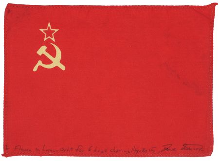 Lot #6506 Dave Scott?s Apollo 15 Flown USSR Flag - Image 2