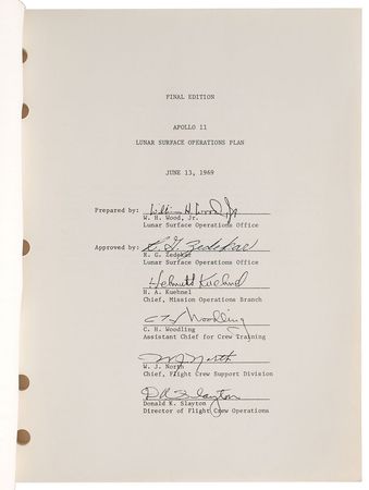 Lot #6407 Apollo 11 Lunar Surface Operations Plan - Image 2