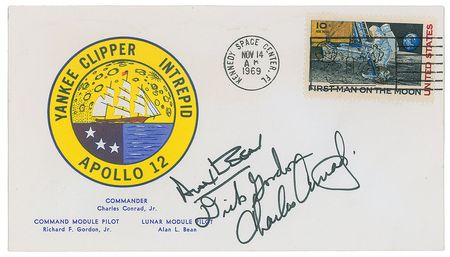 Lot #6435 Alan Bean?s Apollo 12 ?Type 3? Insurance Cover - Image 1
