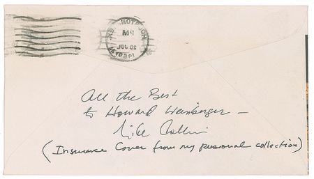 Lot #6363 Michael Collins?s Apollo 11 ?Type 1? Insurance Cover - Image 2