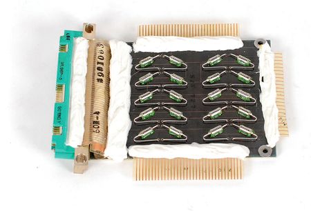 Lot #6701 Saturn Rocket LVDC Memory Module Panel - Image 1